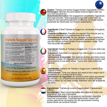 Triphala Guggul Capsule EU Certified