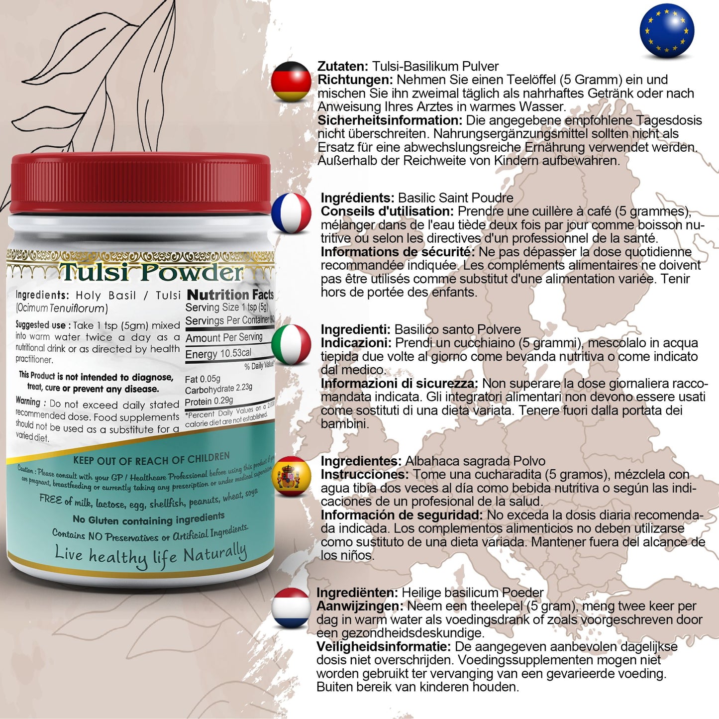 Holy Basil (Tulsi) Powder