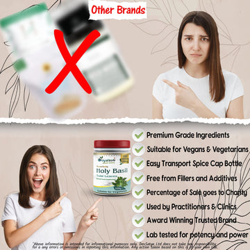 DivyaHerb Holy Basil Powder 100 gram - Seasonal Wellness Support