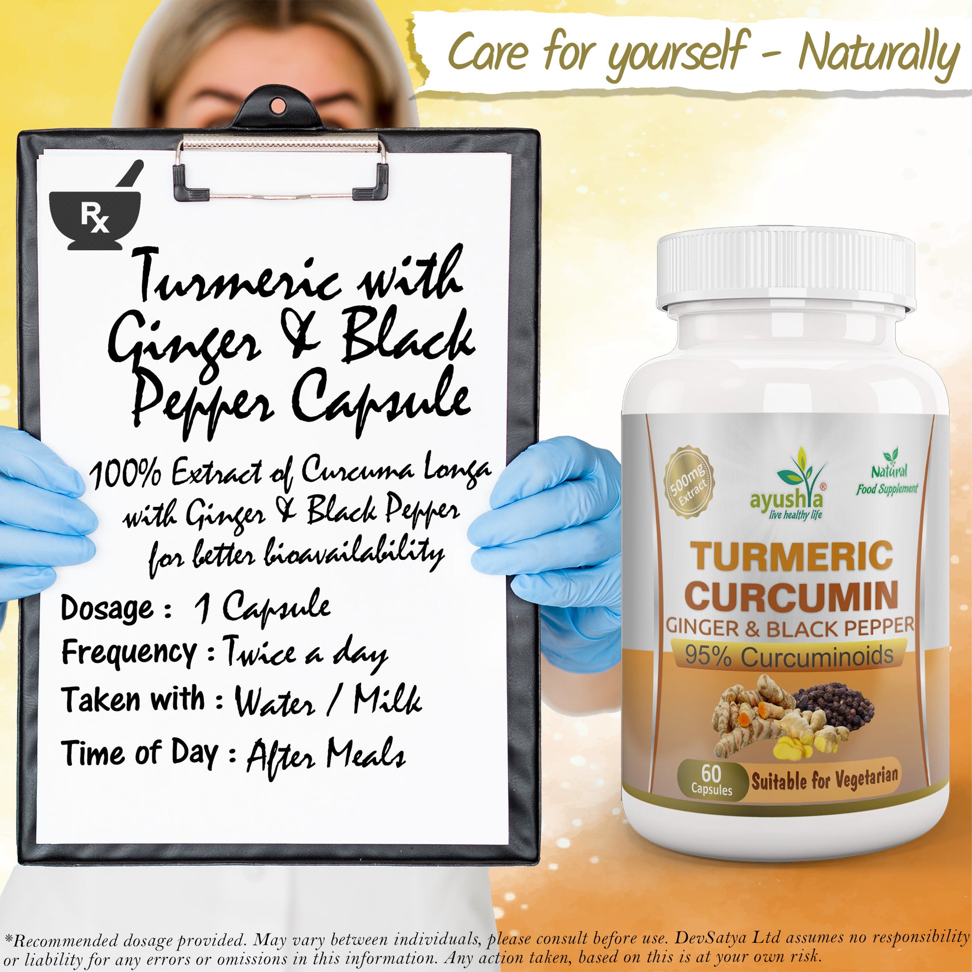 Turmeric with Ginger and Black pepper Capsule Prescription