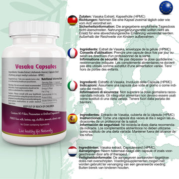 Vasaka Adulsa Capsule EU Certified